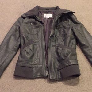 Target Xhilaration faux leather jacket